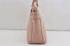 Authentic FURLA Vintage Agata M Leather 2Way Shoulder Tote Bag Pink 4781I