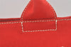 Authentic MARC JACOBS Vintage Canvas Shoulder Hand Tote Bag M0001573 Red 4782I