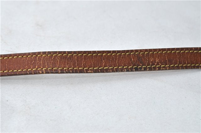 Authentic Louis Vuitton Leather Shoulder Strap Beige 47.2