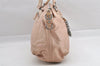 Authentic MIU MIU Vintage Leather 2Way Shoulder Tote Bag Beige 4783I