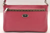 Authentic COACH Vintage Shoulder Hand Bag Purse Leather Pink 4784I