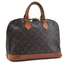 Authentic LOUIS VUITTON Monogram Alma Hand Bag M51130 LV 4785C