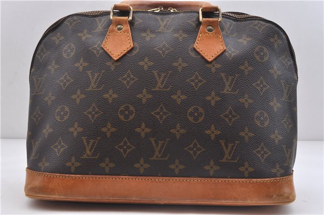 Authentic LOUIS VUITTON Monogram Alma Hand Bag M51130 LV 4785C