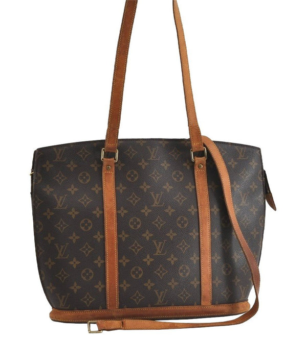 Authentic Louis Vuitton Monogram Babylone Shoulder Tote Bag M51102 LV Junk 4785I