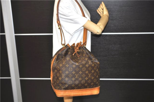 Authentic LOUIS VUITTON Monogram Noe Shoulder Bag Purse M42224 LV 4786C