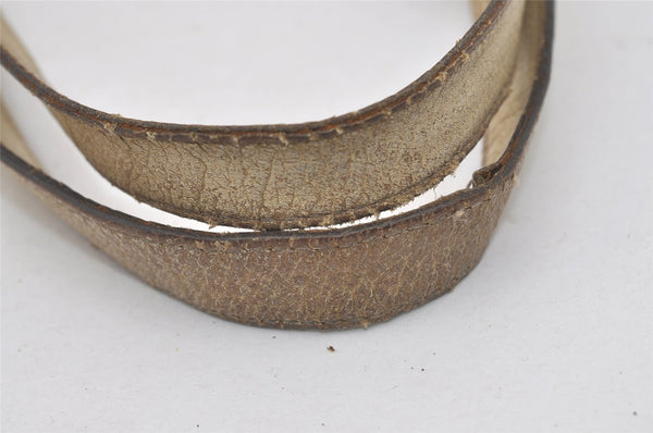 Authentic GUCCI Abbey Shoulder Hand Bag GG Canvas Leather 170004 Brown 4787I