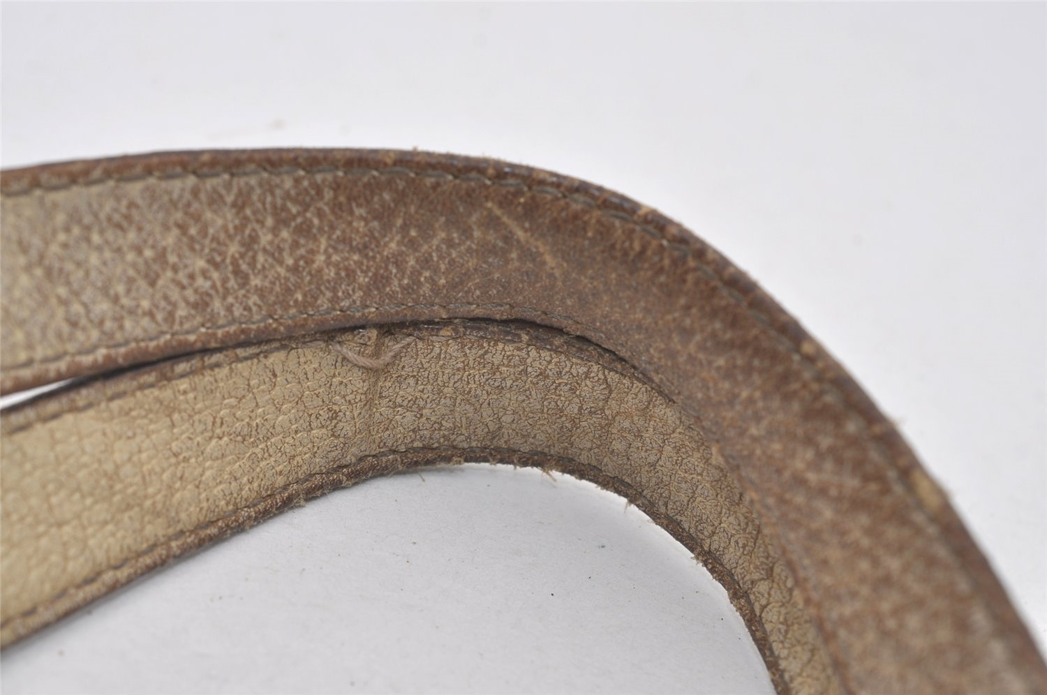 Authentic GUCCI Abbey Shoulder Hand Bag GG Canvas Leather 170004 Brown 4787I