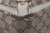 Authentic GUCCI Abbey Shoulder Hand Bag GG Canvas Leather 170004 Brown 4787I