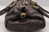 Authentic Chloe Paddington Vintage Leather Shoulder Hand Bag Purse Brown 4788I