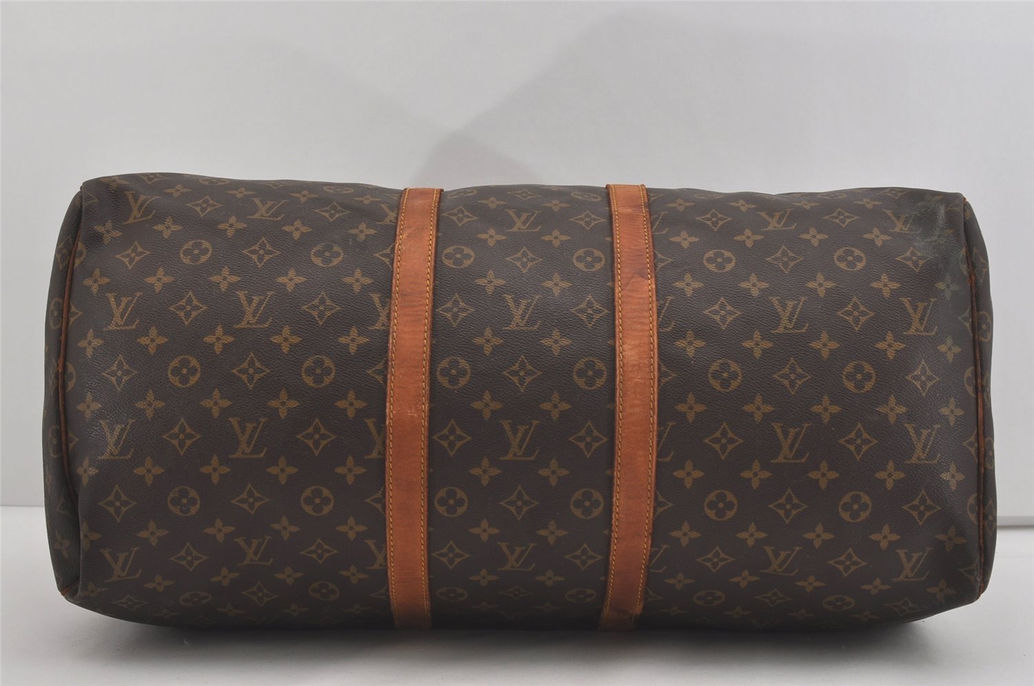 Authentic Louis Vuitton Monogram Keepall 55 Travel Boston Bag M41424 LV 4789I
