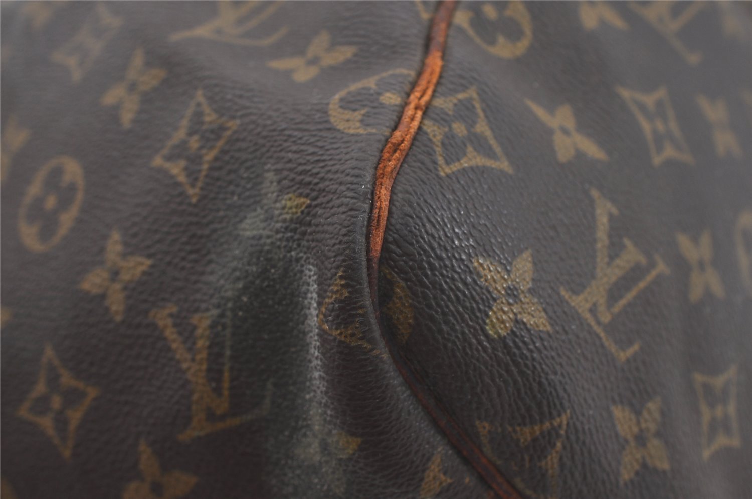 Authentic Louis Vuitton Monogram Keepall 55 Travel Boston Bag M41424 LV 4789I