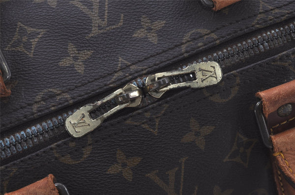 Authentic Louis Vuitton Monogram Keepall 55 Travel Boston Bag M41424 LV 4789I
