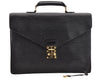 Authentic Louis Vuitton Epi Serviette Ambassadeur Briefcase M54412 Black 4790I