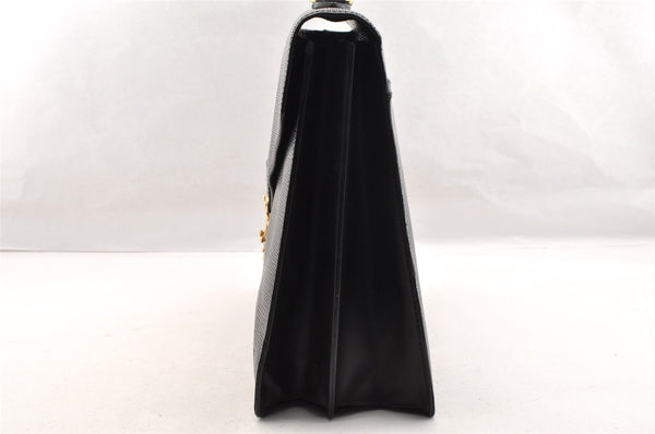 Authentic Louis Vuitton Epi Serviette Ambassadeur Briefcase M54412 Black 4790I