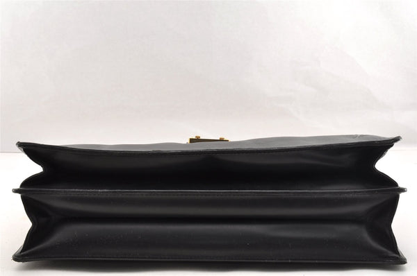 Authentic Louis Vuitton Epi Serviette Ambassadeur Briefcase M54412 Black 4790I