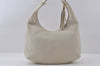 Authentic GUCCI Vintage SOHO Tassel Shoulder Tote Bag Leather 282304 White 4791I