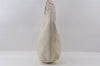 Authentic GUCCI Vintage SOHO Tassel Shoulder Tote Bag Leather 282304 White 4791I