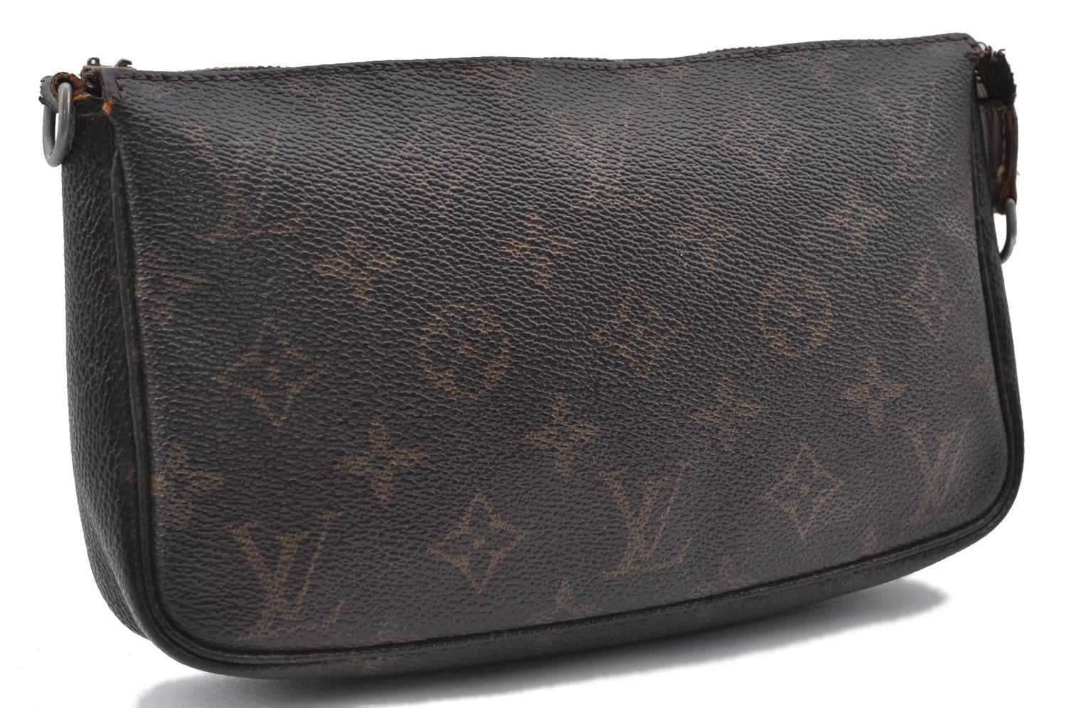 Authentic LOUIS VUITTON Monogram Pochette Accessoires Pouch M51980 LV Junk 4792C