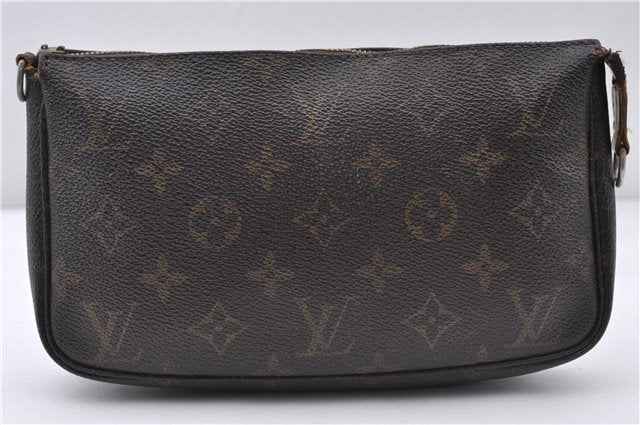 Authentic LOUIS VUITTON Monogram Pochette Accessoires Pouch M51980 LV Junk 4792C