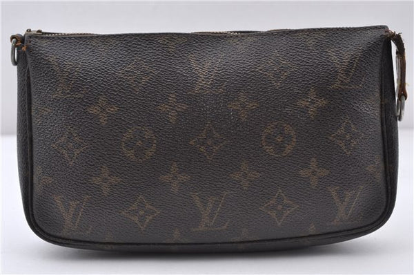 Authentic LOUIS VUITTON Monogram Pochette Accessoires Pouch M51980 LV Junk 4792C