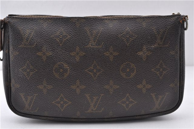 Authentic LOUIS VUITTON Monogram Pochette Accessoires Pouch M51980 LV Junk 4792C