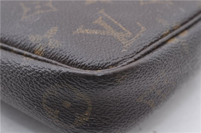 Authentic LOUIS VUITTON Monogram Pochette Accessoires Pouch M51980 LV Junk 4792C