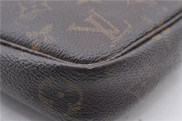 Authentic LOUIS VUITTON Monogram Pochette Accessoires Pouch M51980 LV Junk 4792C