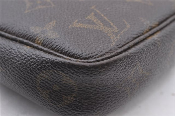 Authentic LOUIS VUITTON Monogram Pochette Accessoires Pouch M51980 LV Junk 4792C