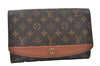 Auth Louis Vuitton Monogram Bordeaux 2Way Shoulder Clutch Bag M51798 LV 4792D