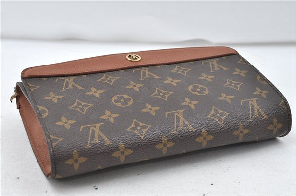 Auth Louis Vuitton Monogram Bordeaux 2Way Shoulder Clutch Bag M51798 LV 4792D