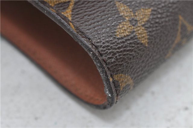 Auth Louis Vuitton Monogram Bordeaux 2Way Shoulder Clutch Bag M51798 LV 4792D