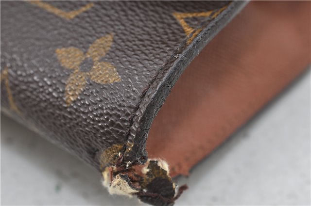 Auth Louis Vuitton Monogram Bordeaux 2Way Shoulder Clutch Bag M51798 LV 4792D