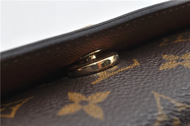 Auth Louis Vuitton Monogram Bordeaux 2Way Shoulder Clutch Bag M51798 LV 4792D