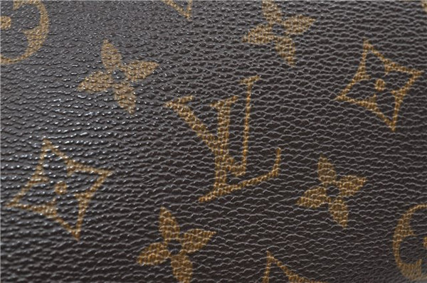 Auth Louis Vuitton Monogram Bordeaux 2Way Shoulder Clutch Bag M51798 LV 4792D