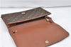 Auth Louis Vuitton Monogram Bordeaux 2Way Shoulder Clutch Bag M51798 LV 4792D