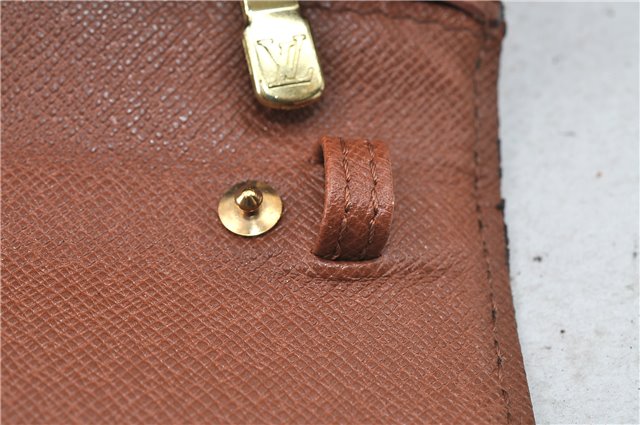 Auth Louis Vuitton Monogram Bordeaux 2Way Shoulder Clutch Bag M51798 LV 4792D