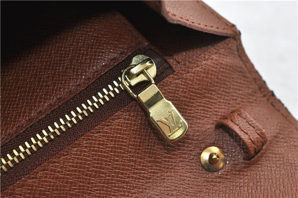 Auth Louis Vuitton Monogram Bordeaux 2Way Shoulder Clutch Bag M51798 LV 4792D