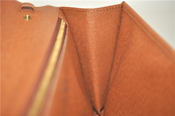 Auth Louis Vuitton Monogram Bordeaux 2Way Shoulder Clutch Bag M51798 LV 4792D