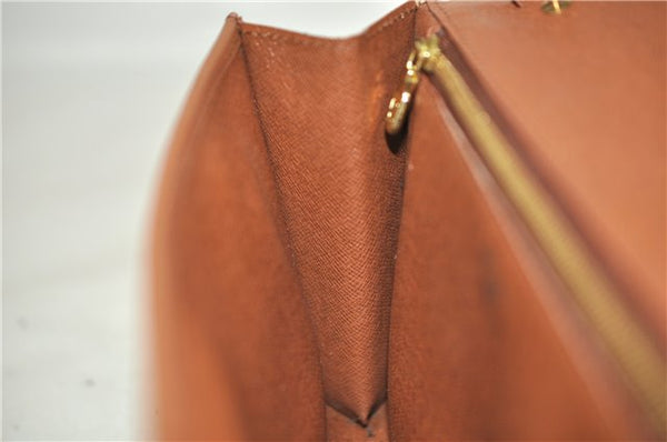 Auth Louis Vuitton Monogram Bordeaux 2Way Shoulder Clutch Bag M51798 LV 4792D