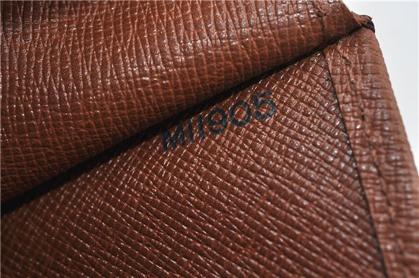 Auth Louis Vuitton Monogram Bordeaux 2Way Shoulder Clutch Bag M51798 LV 4792D