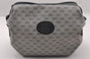 Authentic GUCCI Micro GG PVC Leather Shoulder Cross Body Bag Navy Blue 4792I