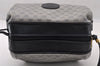 Authentic GUCCI Micro GG PVC Leather Shoulder Cross Body Bag Navy Blue 4792I