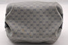 Authentic GUCCI Micro GG PVC Leather Shoulder Cross Body Bag Navy Blue 4792I
