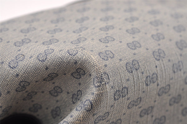 Authentic GUCCI Micro GG PVC Leather Shoulder Cross Body Bag Navy Blue 4792I