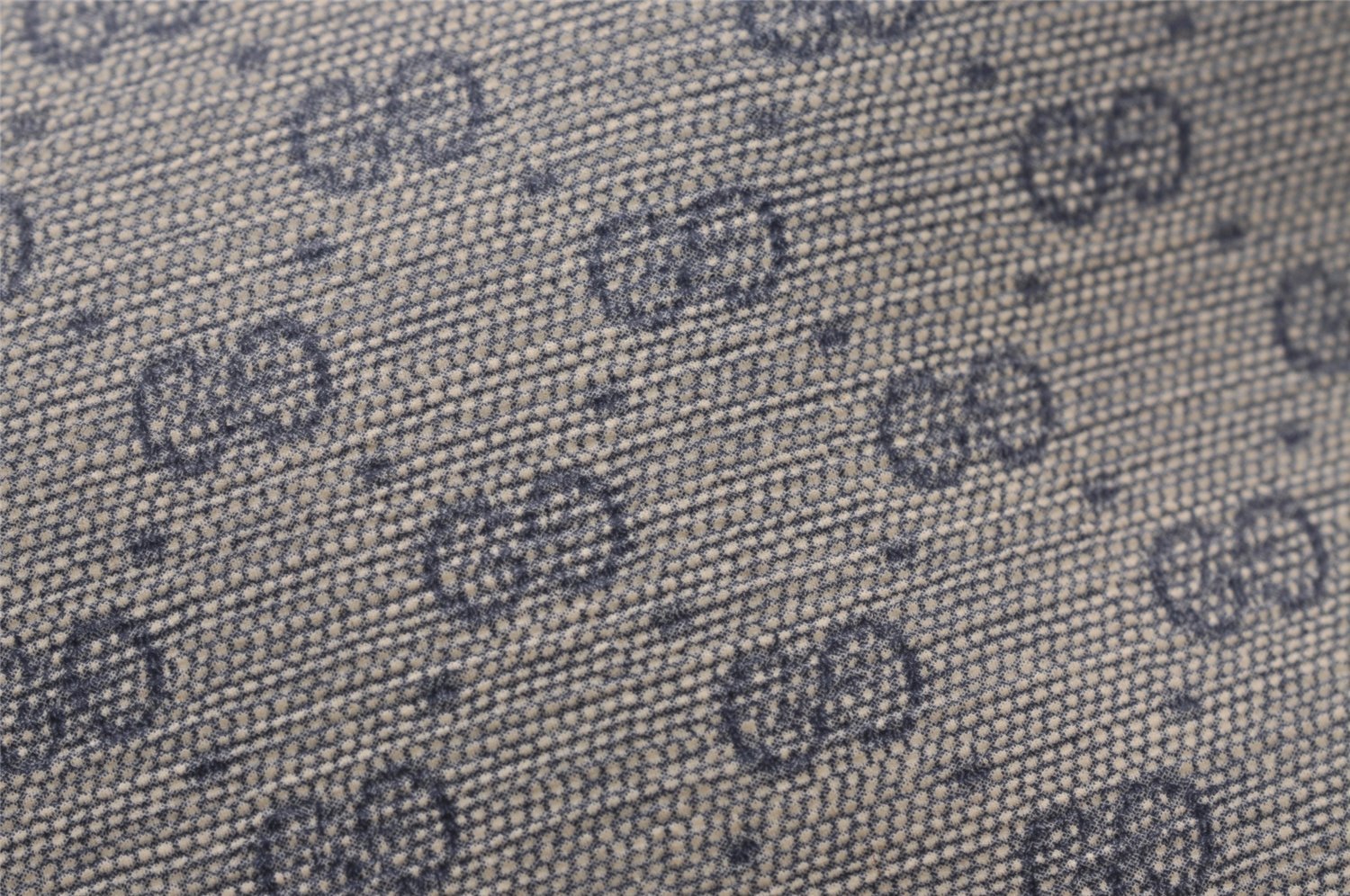 Authentic GUCCI Micro GG PVC Leather Shoulder Cross Body Bag Navy Blue 4792I