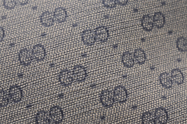 Authentic GUCCI Micro GG PVC Leather Shoulder Cross Body Bag Navy Blue 4792I