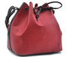 Auth LOUIS VUITTON Epi Petit Noe Bi-color Black x Red M44172 Shoulder Bag 4793C