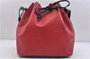 Auth LOUIS VUITTON Epi Petit Noe Bi-color Black x Red M44172 Shoulder Bag 4793C