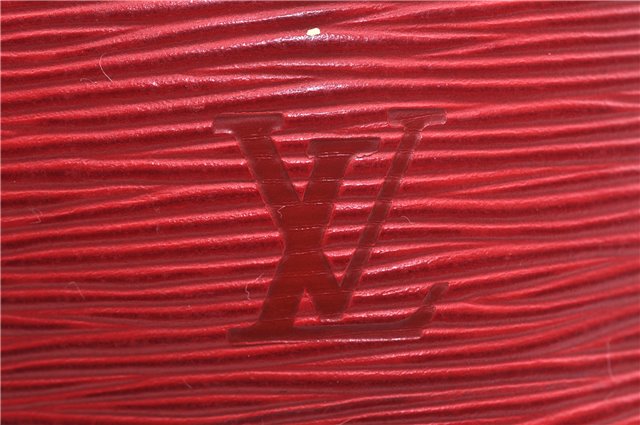 Auth LOUIS VUITTON Epi Petit Noe Bi-color Black x Red M44172 Shoulder Bag 4793C