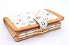 Auth Louis Vuitton Monogram Multicolor Portefeuile Viennois Wallet White 4793E